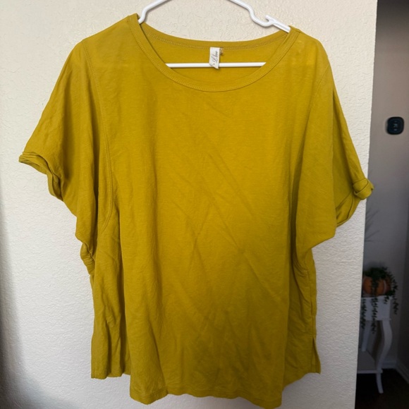 Yellow MEDIUM L Love top - Picture 1 of 11